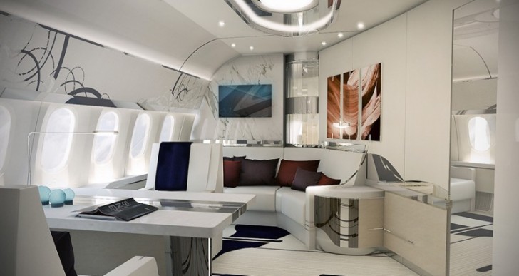 A Look Inside a Custom Boeing 787-9 Dreamliner Private Jet
