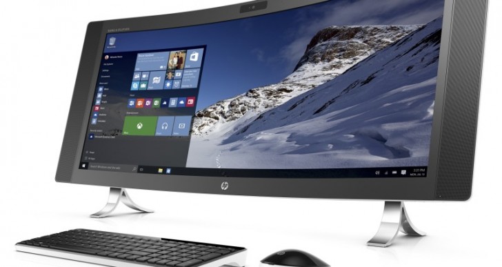 HP Unveils Sleek New Desktop With Curved Screen