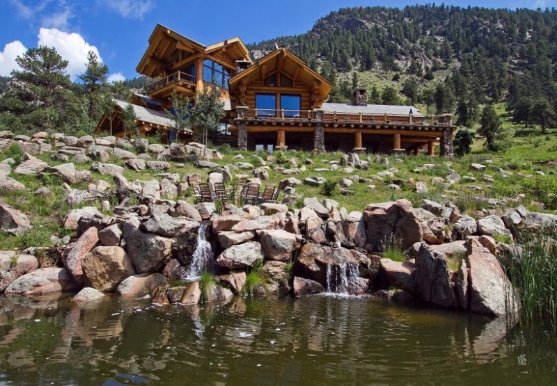 Colorado Mansion With Rocky Mountains View  American Luxury