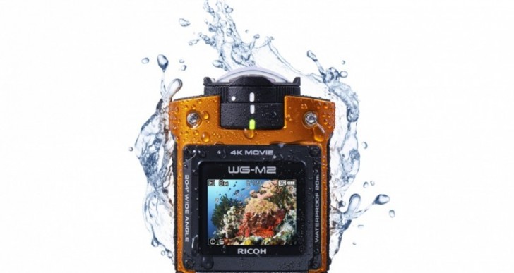Ricoh Serves Up Rugged, 4K-Capable WG-M2 Action Cam