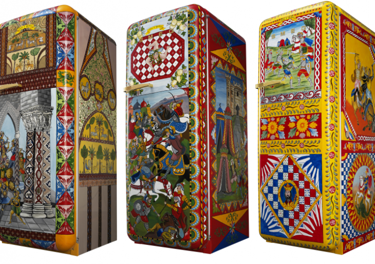 Smeg and Dolce & Gabbana Collaborate on FAB28 Refrigerator Collection