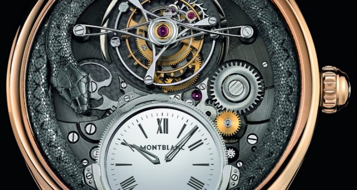 German Luxury Brand Montblanc Marks 110th Anniversary With $319k Villeret Tourbillon Bi-Cylindrique