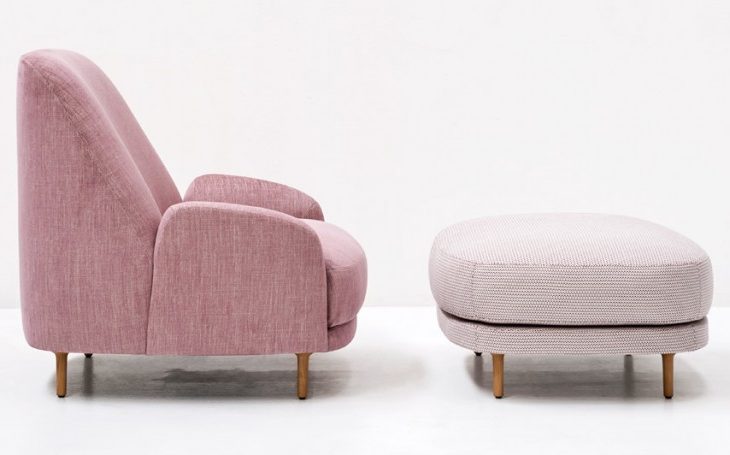 Italian Brand Tacchini Shows Off Contemporary Armchair and Sofa