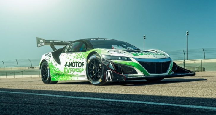 Acura Shows off Electric NSX Racer at Pikes Peak Hill Climb
