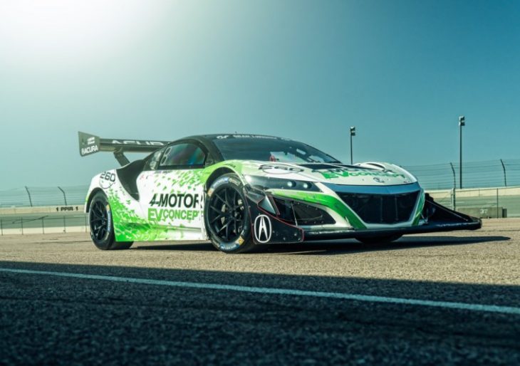 Acura Shows off Electric NSX Racer at Pikes Peak Hill Climb