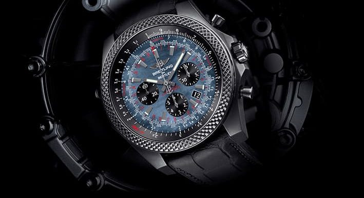 Breitling and Bentley Collaborate on B06 Midnight Carbon Watch