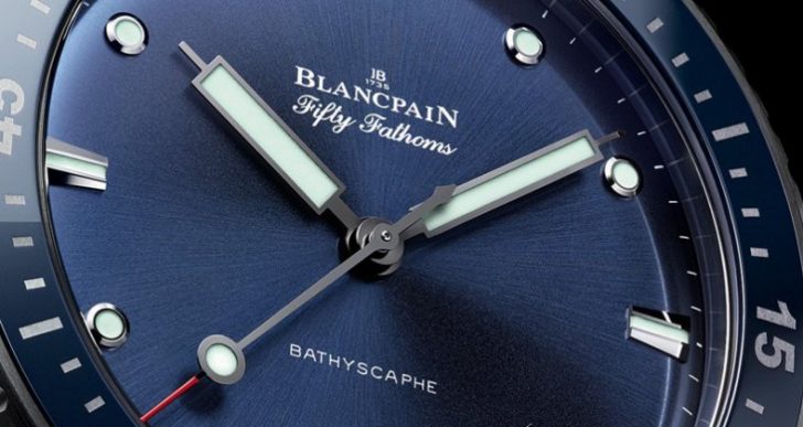 Blancpain Fifty Fathoms Bathyscaphe Gets a New Plasma Gray Ceramic Case