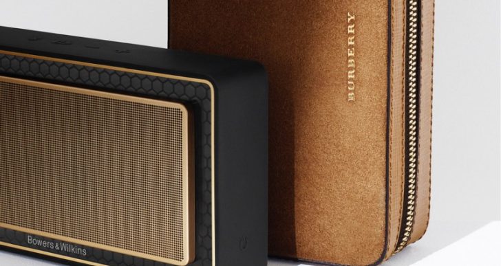 Bowers & Wilkins Teams Up With Burberry for Gold Edition T7 Bluetooth Speaker