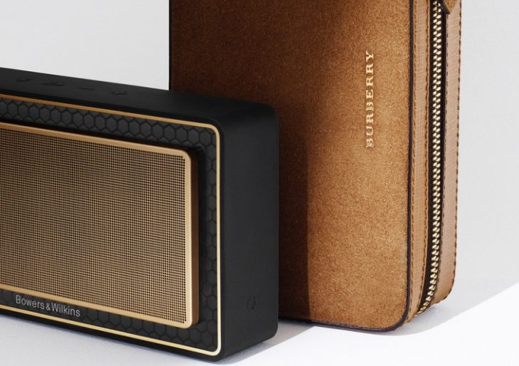 Bowers & Wilkins Teams Up With Burberry for Gold Edition T7 Bluetooth Speaker