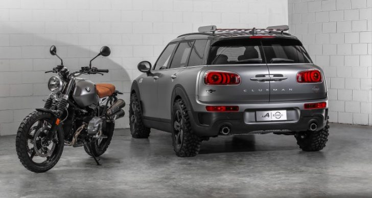 Mini’s Clubman All4 Scrambler Brings A Motorbike Ethos to the Compact Wagon