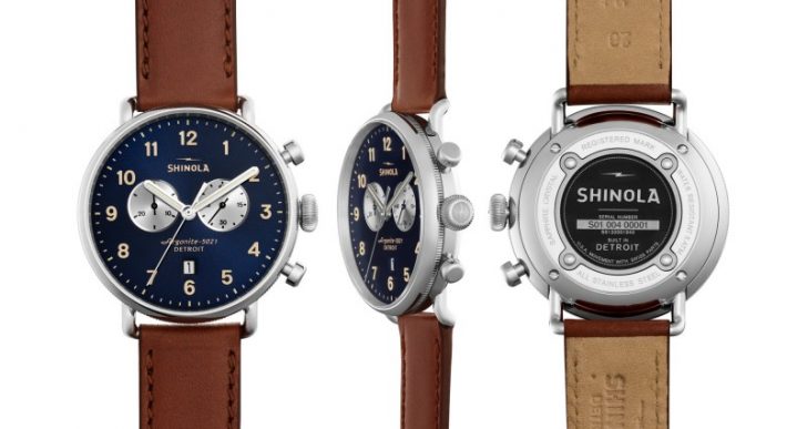 Shinola’s Canfield Chrono is the Brand’s First Top-Loaded Wristwatch