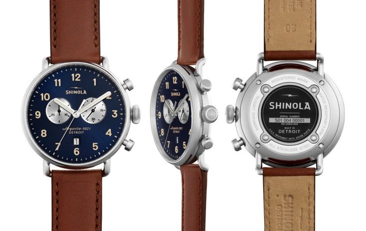Shinola’s Canfield Chrono is the Brand’s First Top-Loaded Wristwatch