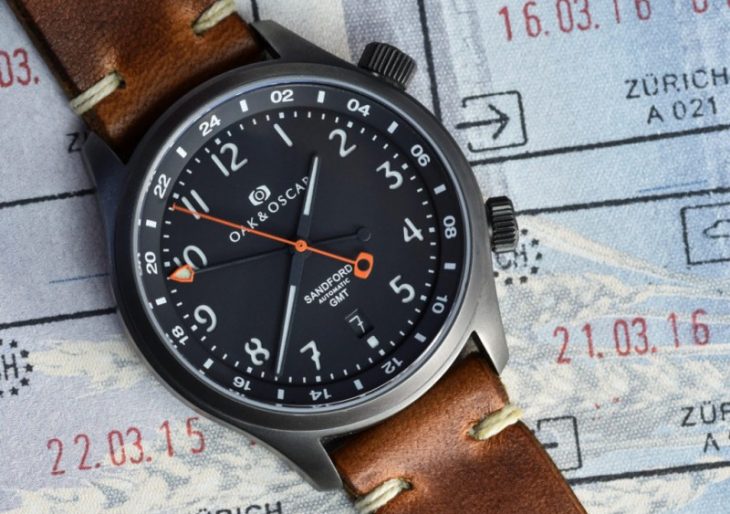 Oak & Oscar’s Sandford GMT Brings a Heritage Touch To the Sport Watch