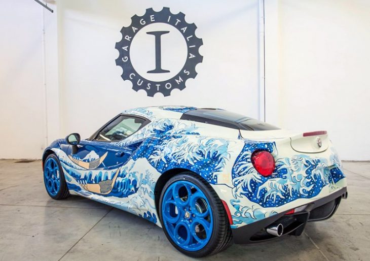 Garage Italia’s Custom Alfa Romeo Pays Tribute to Japanese Artist Hokusai