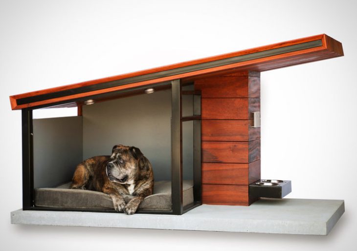 Rah:Design’s MDK9 Is a Teak and Steel Dog House For the Four-Legged Elite