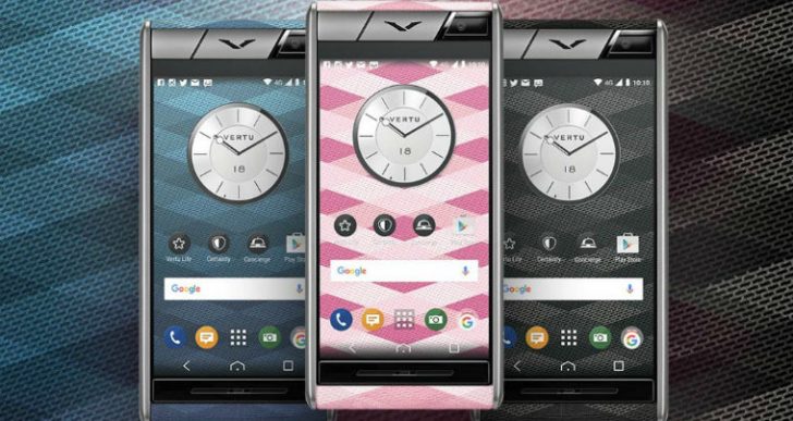 The Handcrafted, $4.2k Vertu Aster Chevron Is One Fancy Phone