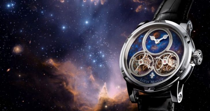 The Louis Moinet Sideralis Inverted Double Tourbillon Is a Galactic Marvel