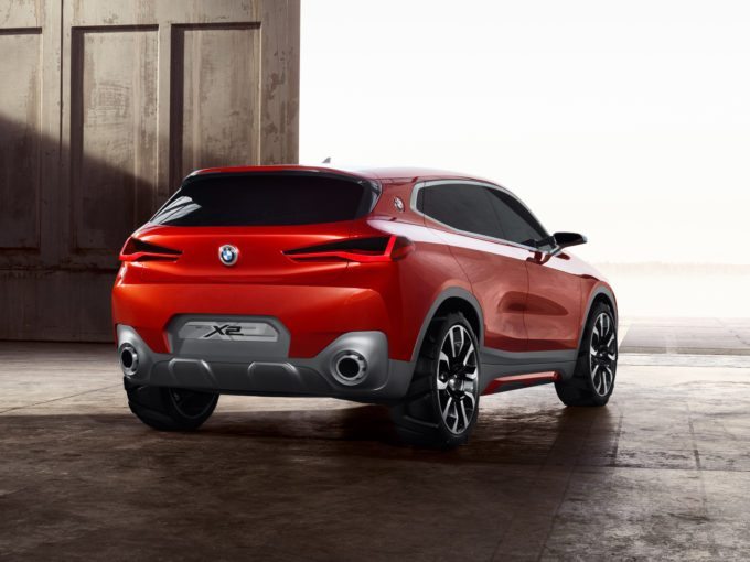 BMW’s Agressive X2 Crossover Concept Surfaces at Paris Auto Show ...