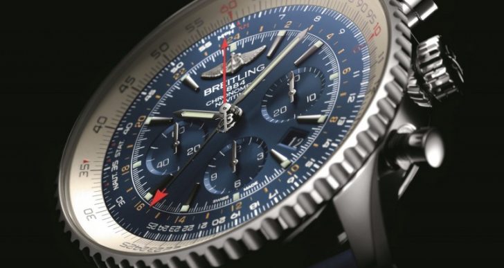 Breitling Introduces Limited Edition Navitimer GMT in Aurora Blue