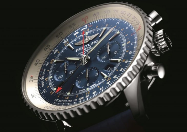 Breitling Introduces Limited Edition Navitimer GMT in Aurora Blue