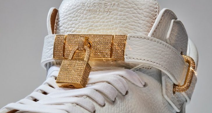 Buscemi’s $132k Sneakers Feature Gold Detailing, 11.5 Carats of Diamonds