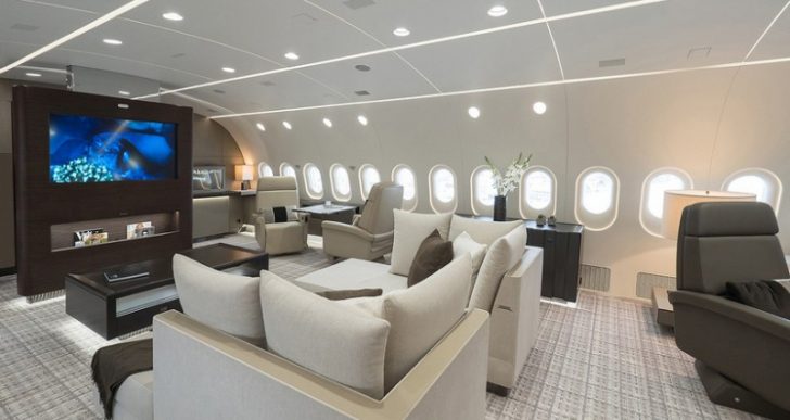 Peek Inside a Boeing Dreamliner Private Jet