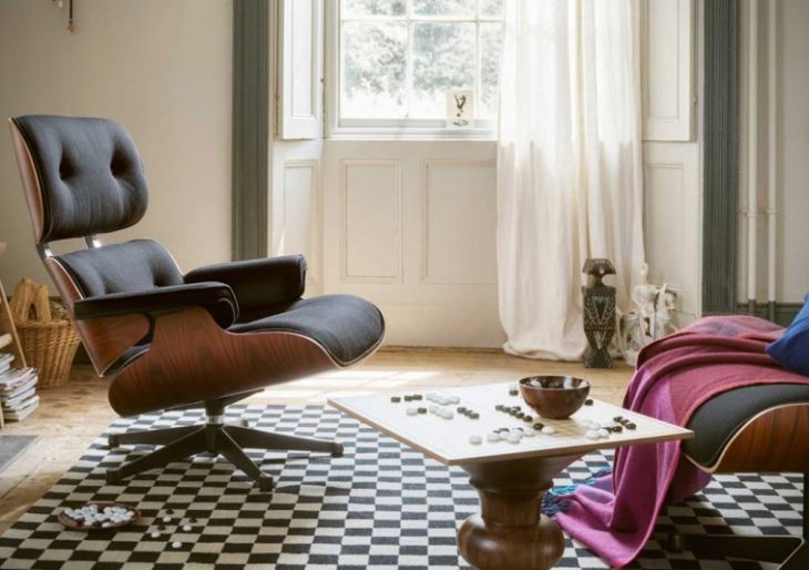 Eames Lounge Chair Wears Twill for 60th Anniversary