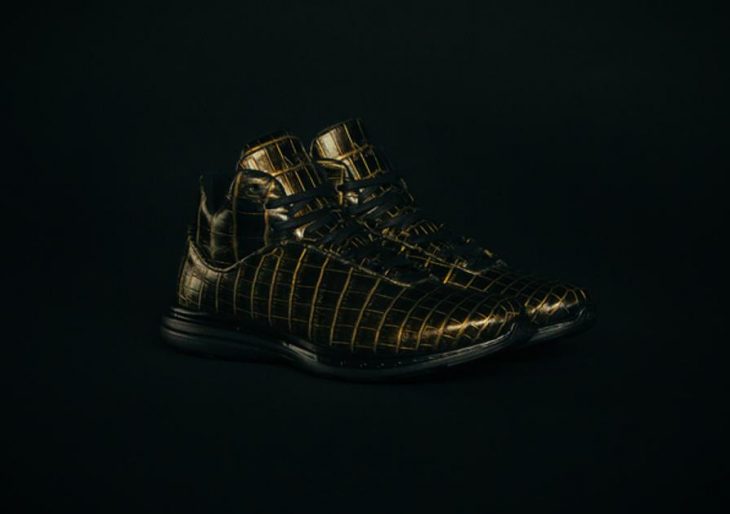 These Crocodile-Skin Gold Sneakers Are the World’s Most Expensive at $20k