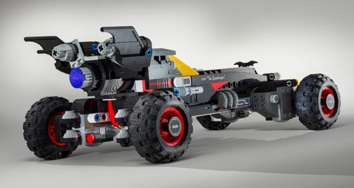 Chevy Showcases Life-Size Lego Batmobile at the North American International Auto Show