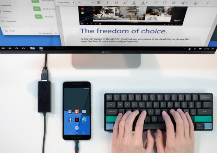 Jide’s Remix OS Lets You Use Your Android Phone as a Desktop