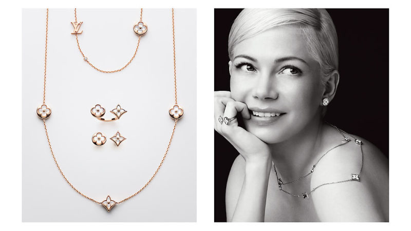 Manchester by the Sea' Actress Michelle Williams Presents Louis Vuitton's ' Blossom' Jewelry Collection