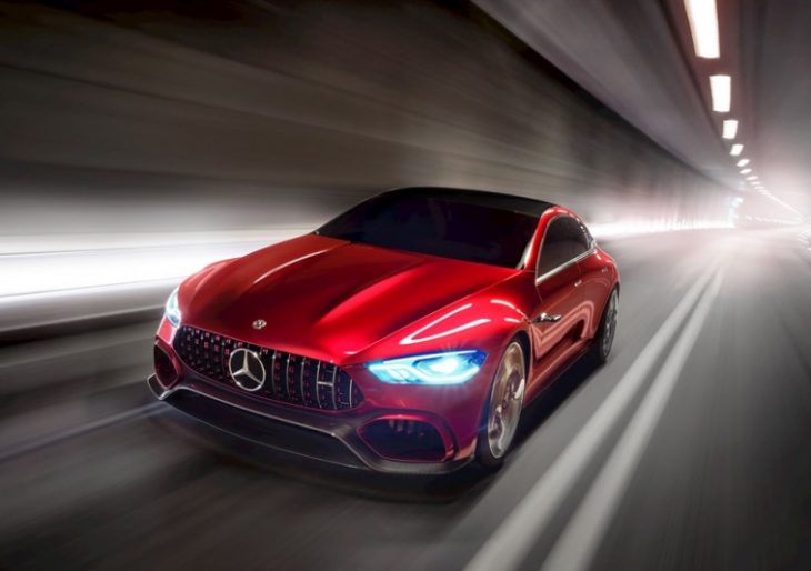 Mercedes-AMG’s Latest GT Concept Is a Four-Door With an Electric Motor