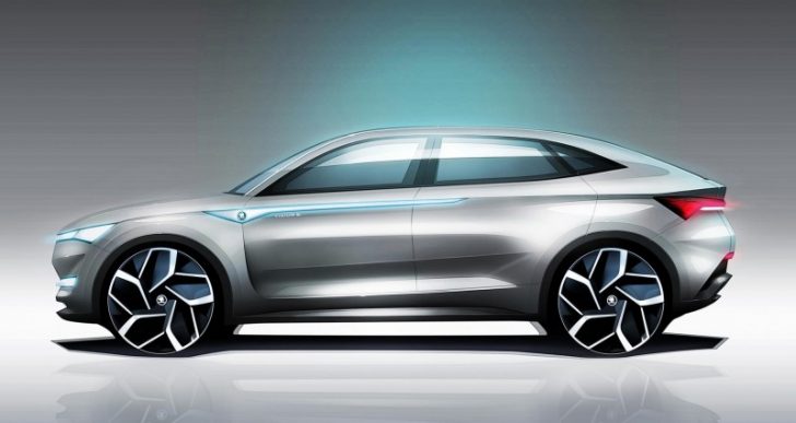 Skoda Gets in on the Electric Concept Game with the Powerful Vision-E Crossover