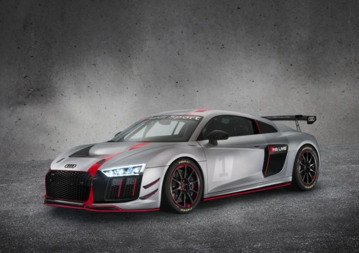Audi Unveils Its Latest Racer, the R8 LMS GT4, at the New York Auto Show