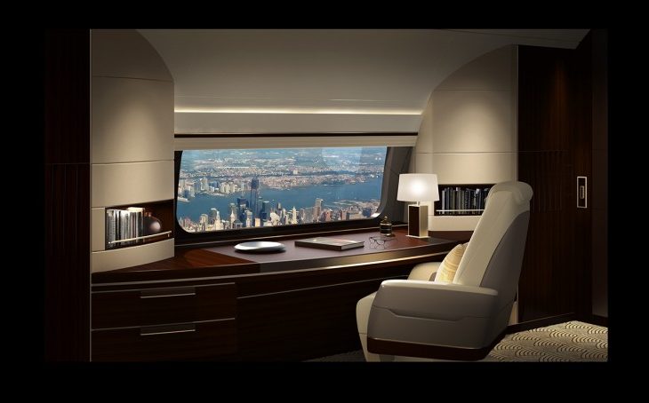 Boeing Business Jets’ New Panoramic ‘Skyview’ Window Will Start Filling Executive Travelers With Awe Next Year