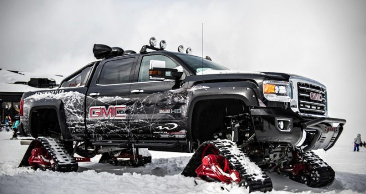 Mattrack-Equipped GMC Sierra All Mountain Will Shepherd You through the Tundra in Style