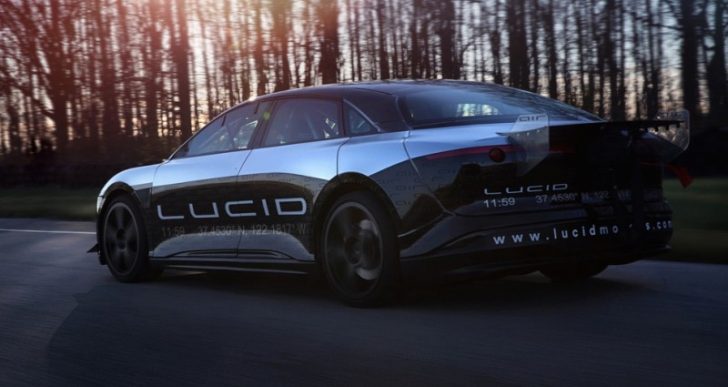 The Lucid Air is an Electric Car with a Top Speed of 217 MPH