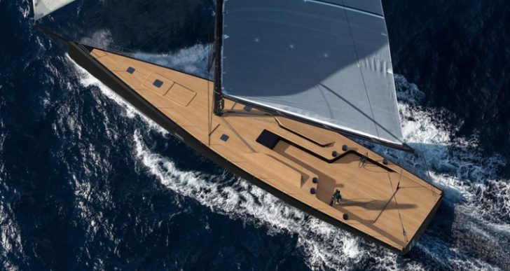 Wally Yachts Is Currently Working on a Stunning, Teak-Decked Sailing Yacht