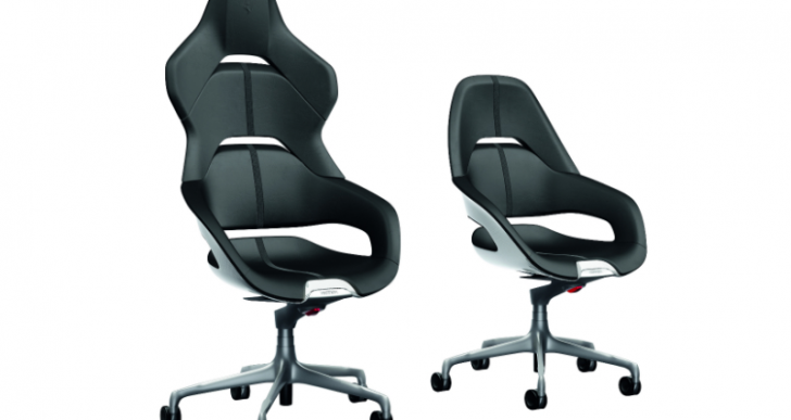 Ferrari Designs Sleek Office Chair for Poltrona Frau