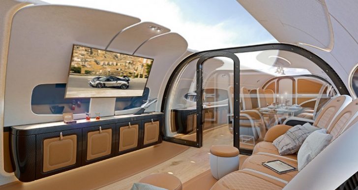 Airbus Enlists Pagani for Ultra-Luxe Corporate Jet Cabin Designs