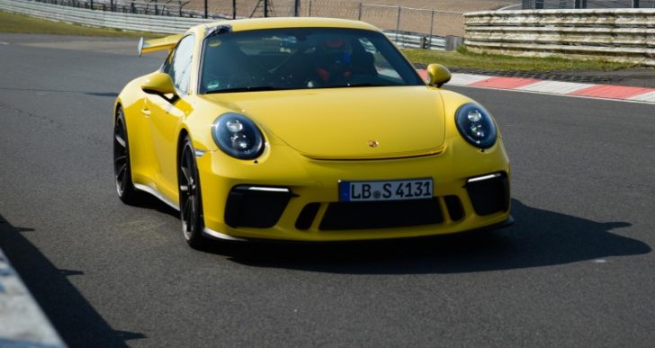 Watch the 2018 Porsche 911 GT3 Set a New Record Time at Nurburgring
