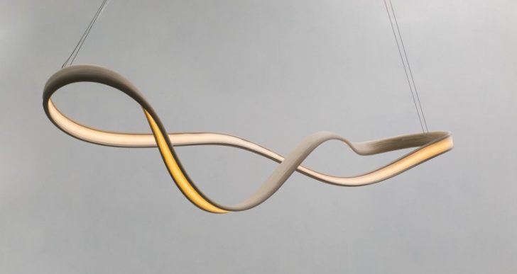 John Procario’s Freeform Luminaire Lights Are Like Dancing Ribbons for Your Home