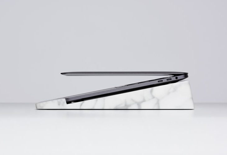 What to Get the Apple Fan Who Has Everything? How About This $3.7K Marble Macbook Stand?