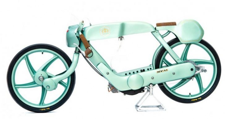 OMT Garage’s Mint Green Street Machine: The Piaggio Ciao Moto Racer