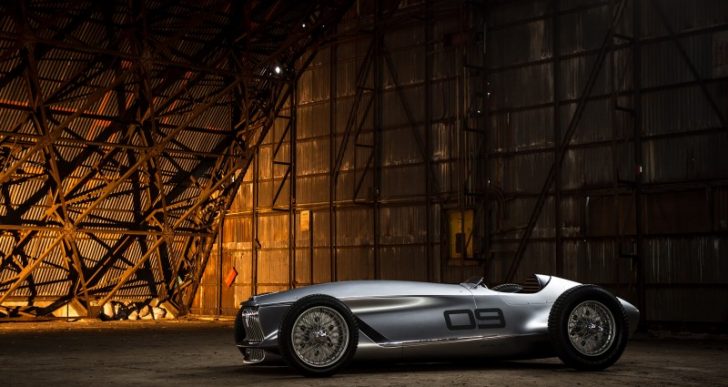 Infiniti’s Striking ‘Prototype 9’ Puts a Contemporary Electric Motor in a Shell Inspired by the Earliest Racers