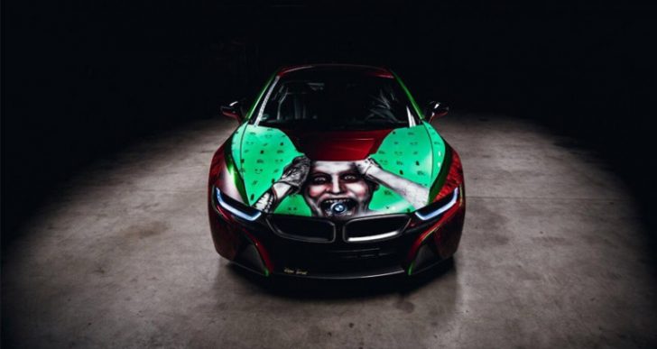 Rene Turrek’s Wild Joker-Inspired BMW i8 Is a Supercar for the Bad Guys