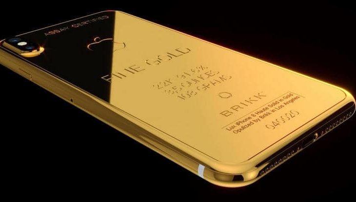 Brikk Will Coat Your iPhone X in 250 Grams of Gold for $70K