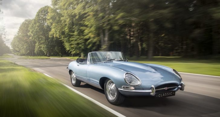 Jaguar Updates a Classic E-Type Roadster with a Specially Designed Electric Powertrain