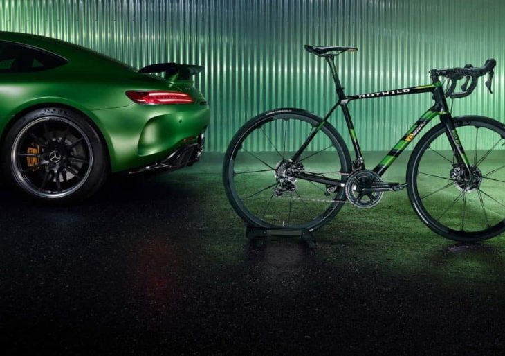 German Bike Maker Rotwild Helps Mercedes-AMG Celebrate 50 Years with a Limited Edition Bike Meant to Complement the GT R