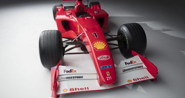 Michael Schumacher’s Ferrari F2001 Shatters F1 Auction Record